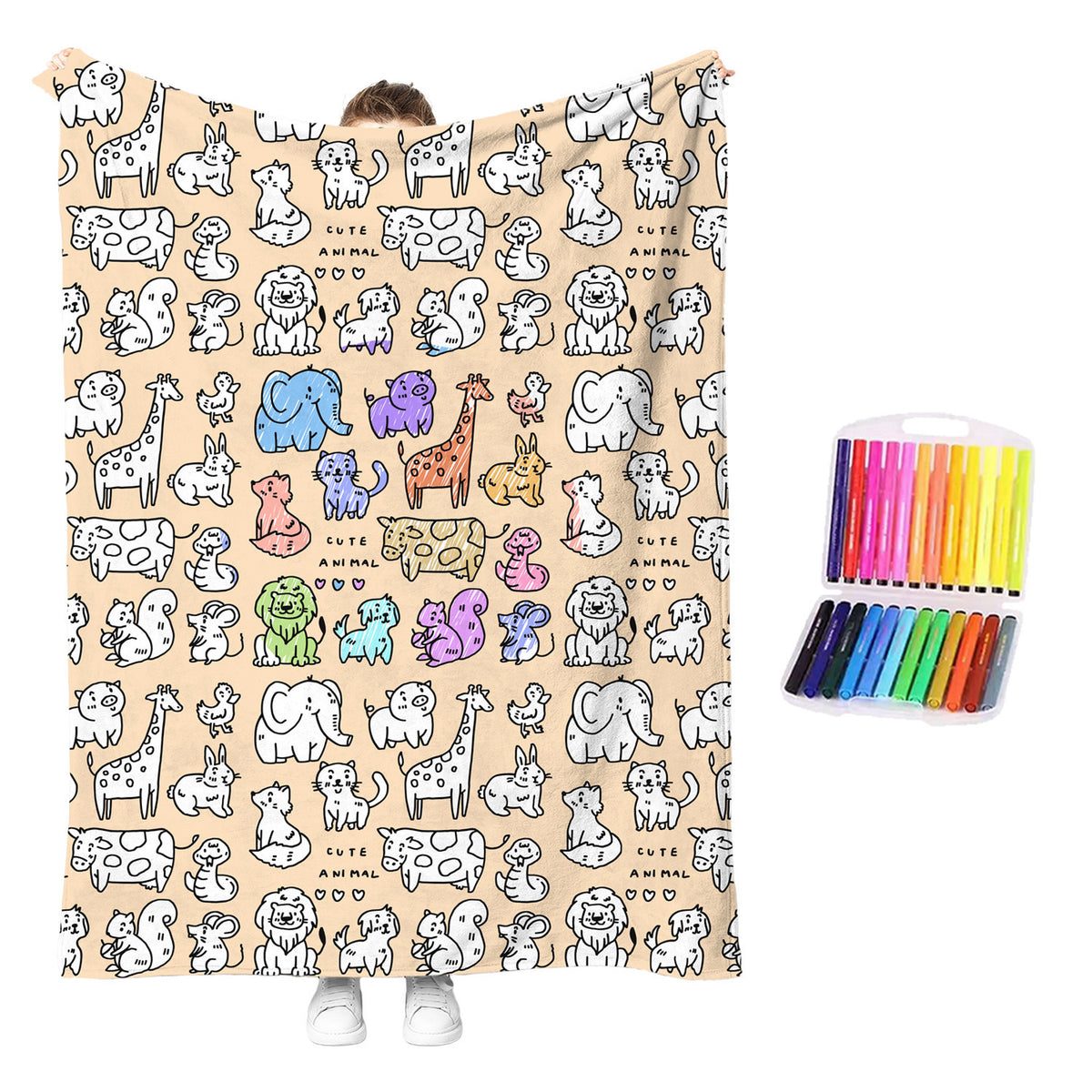 Couverture à colorier enfant Kloshy