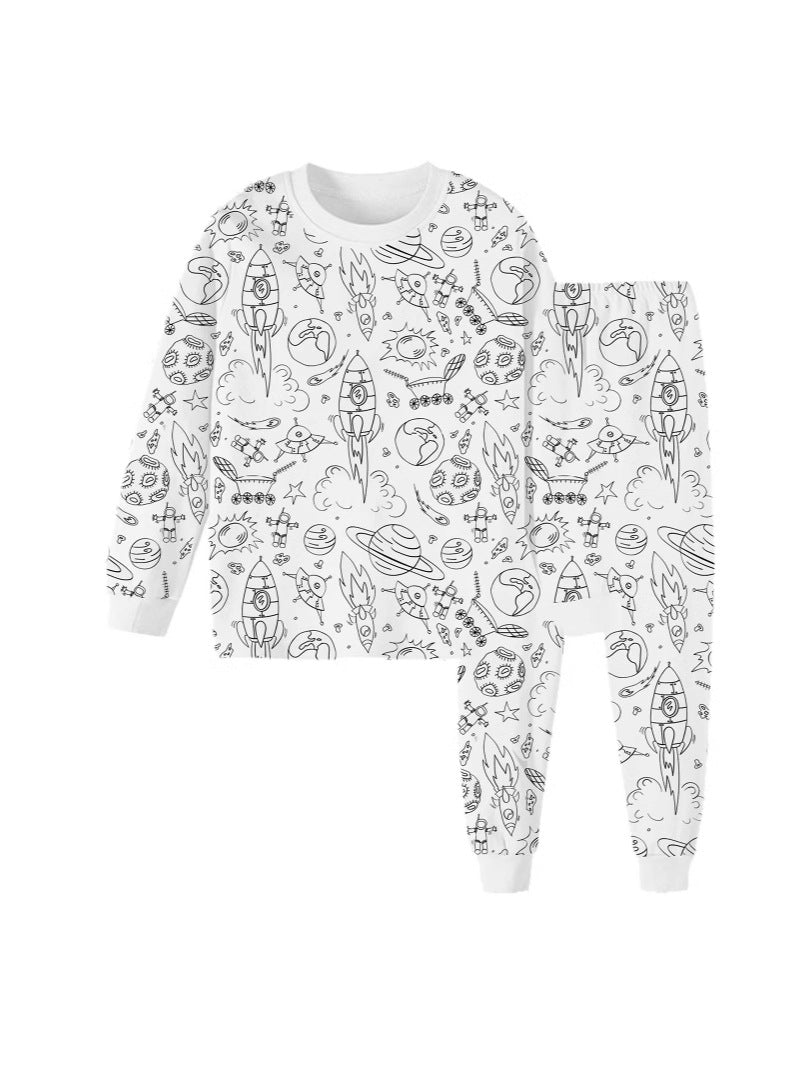 Pyjama enfant à colorier Kloshy