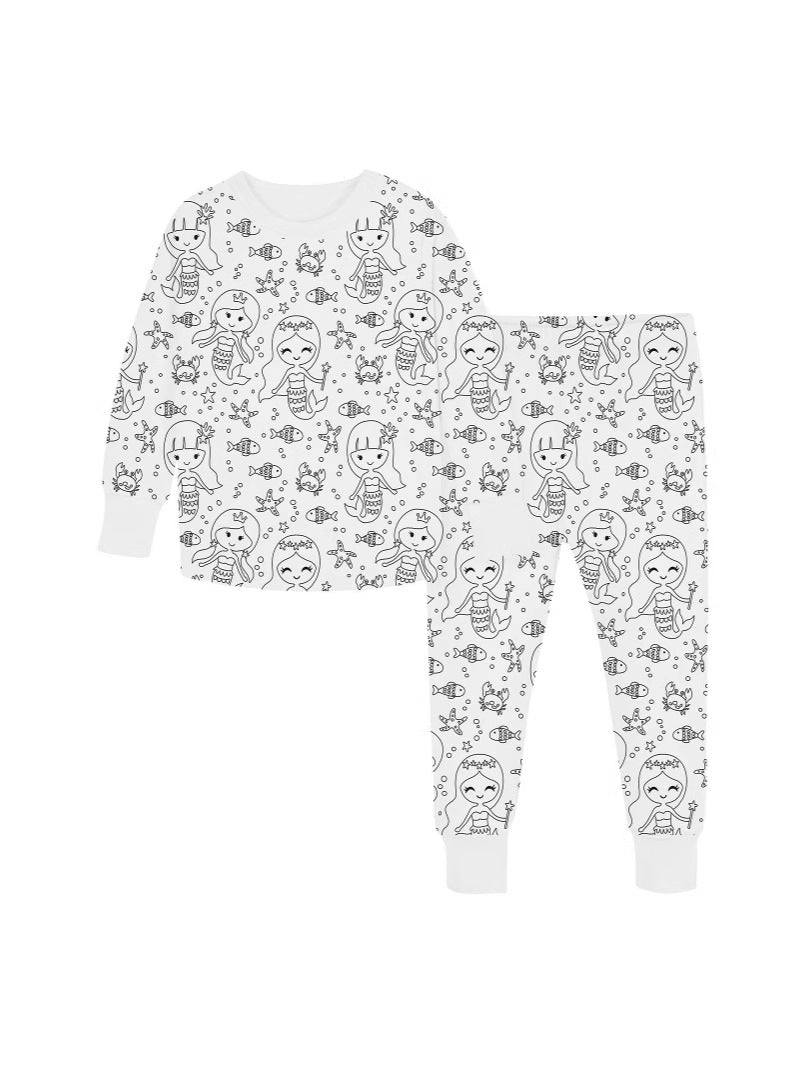 Pyjama enfant à colorier Kloshy