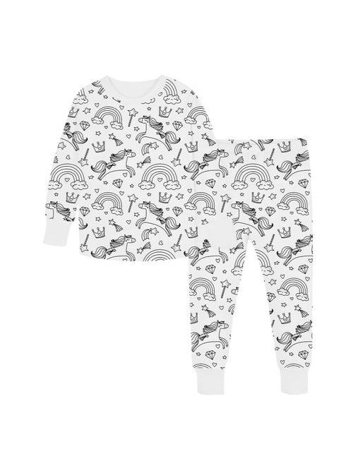 Pyjama enfant à colorier Kloshy