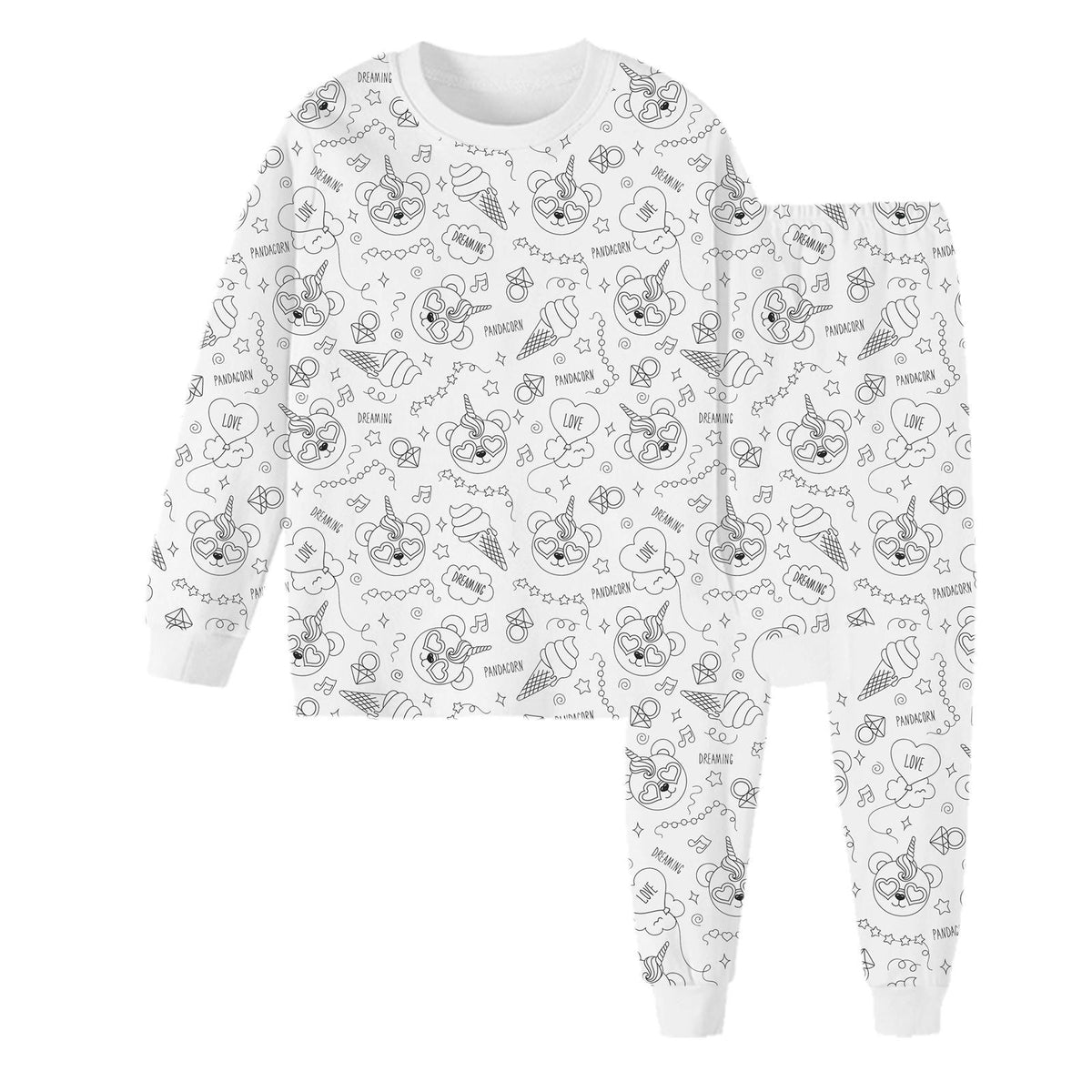 Pyjama enfant à colorier Kloshy