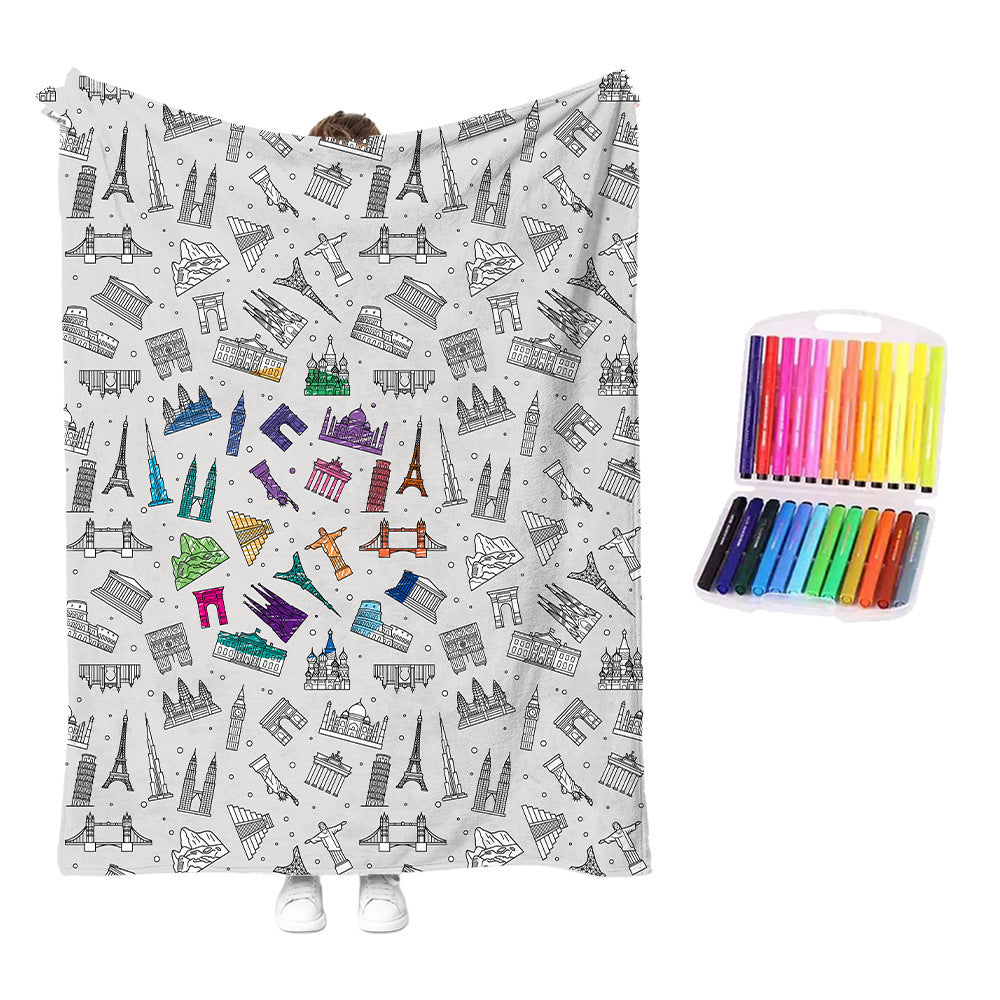 Couverture à colorier enfant Kloshy