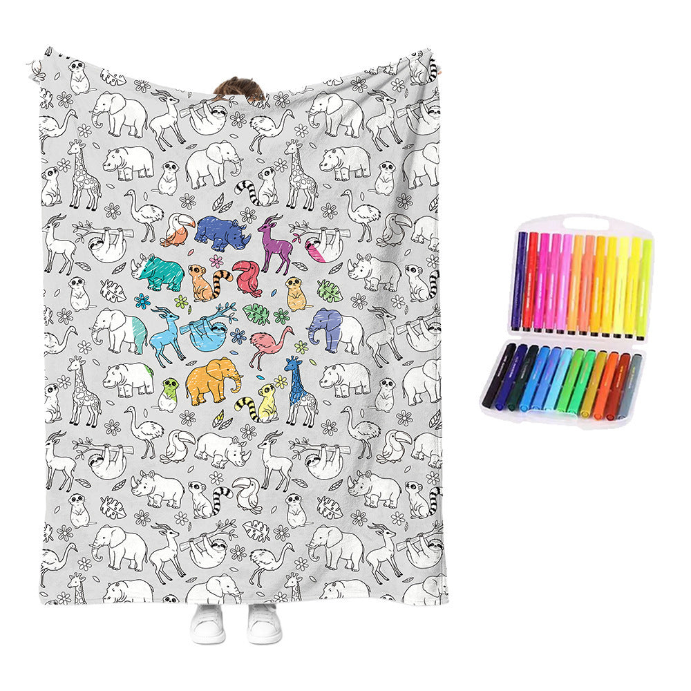 Couverture à colorier enfant Kloshy