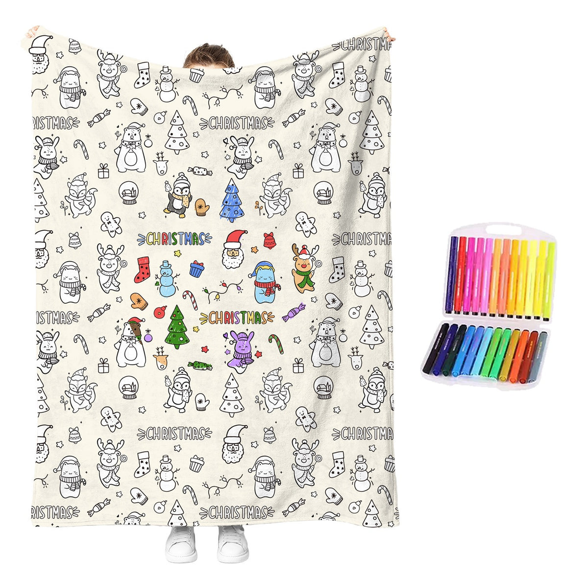 Couverture à colorier enfant Kloshy