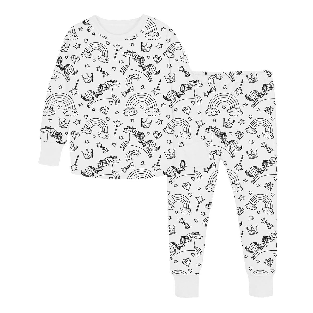 Pyjama enfant à colorier Kloshy