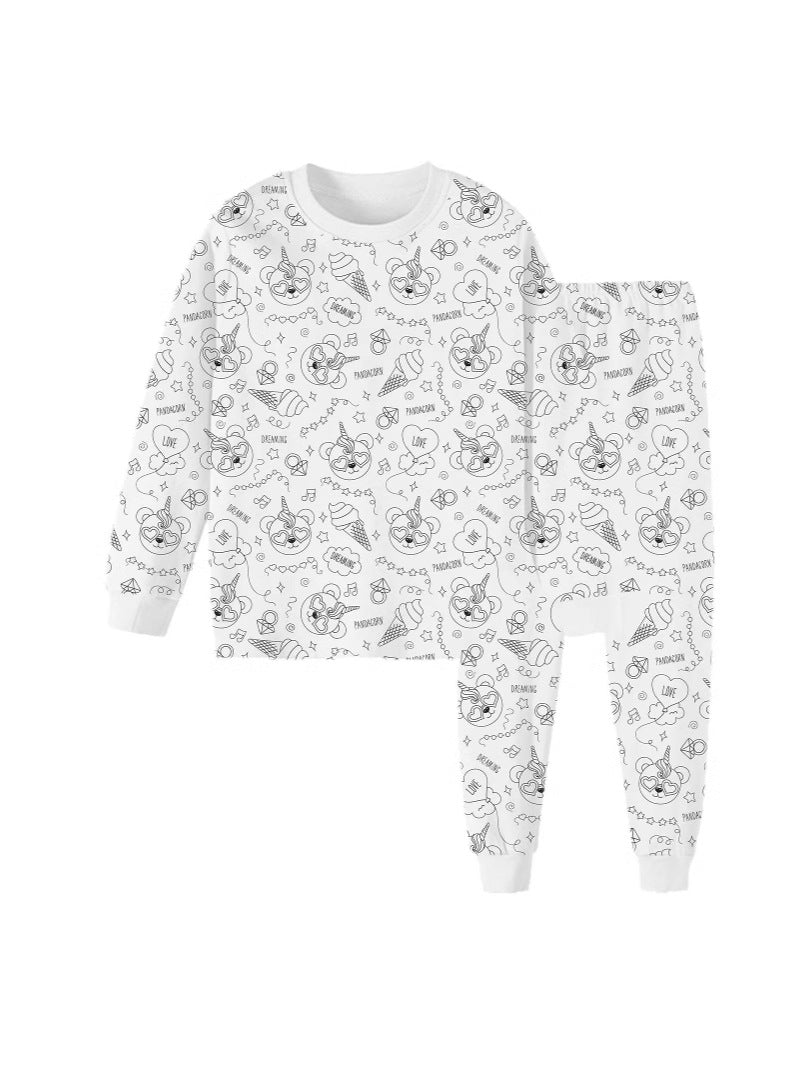 Pyjama enfant à colorier Kloshy